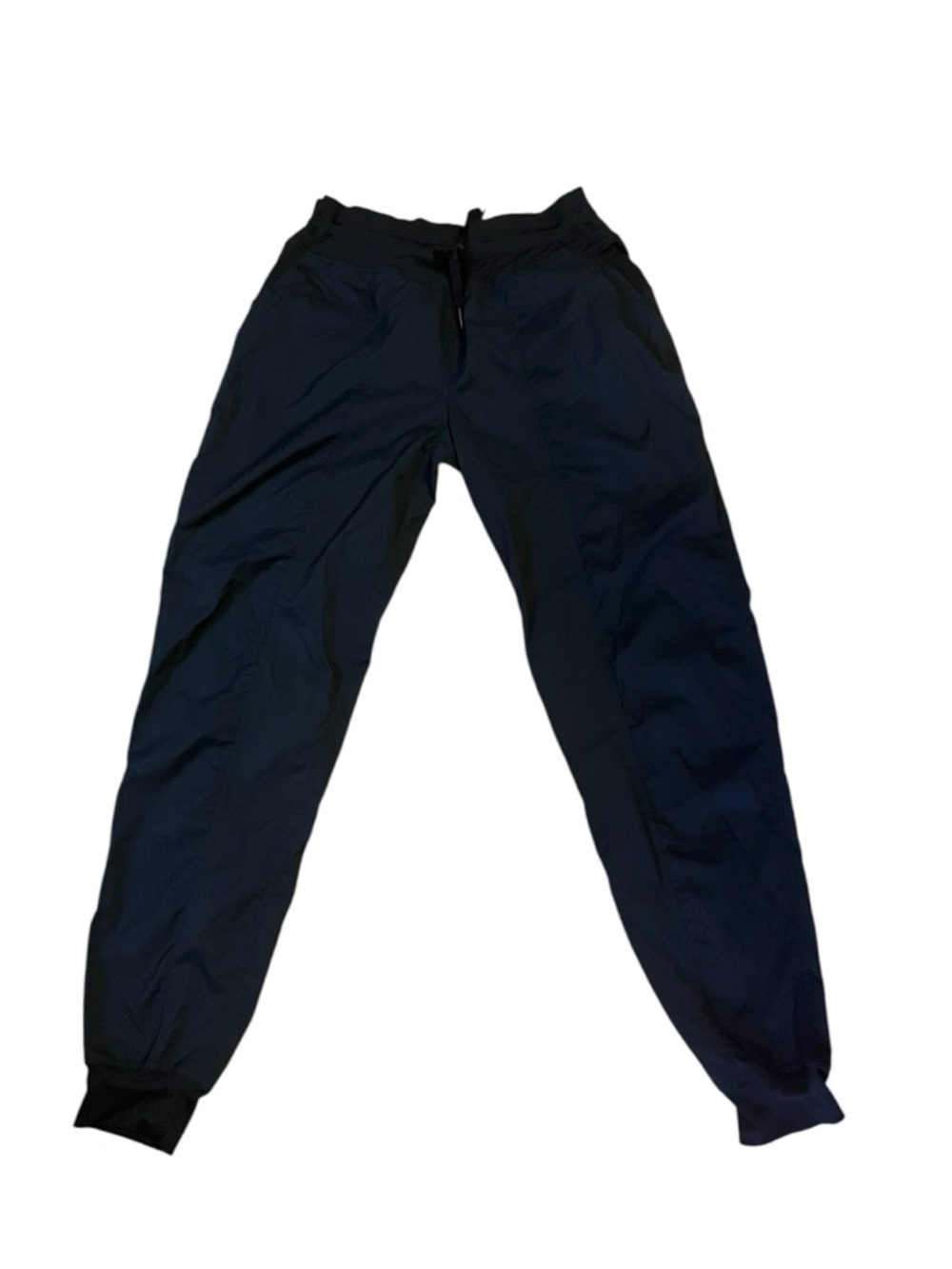 NWOT Women's Black Track Joggers with Elastic Cuffs Size M